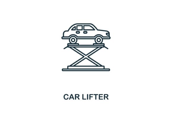 Car Lifter Icon: A Versatile Tool for Modern Design and Communication