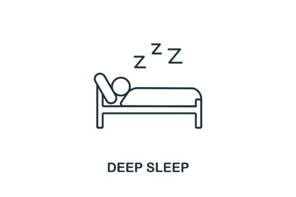 Deep Sleep Icon: Elevate Your Design with a Restful Symbol