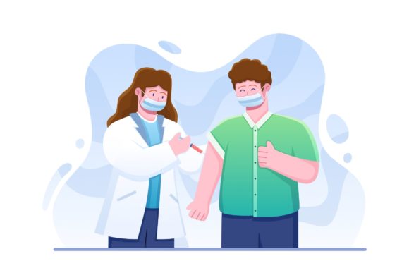 Doctor Injecting Covid-19 Vaccine: A Creative Call to Action
