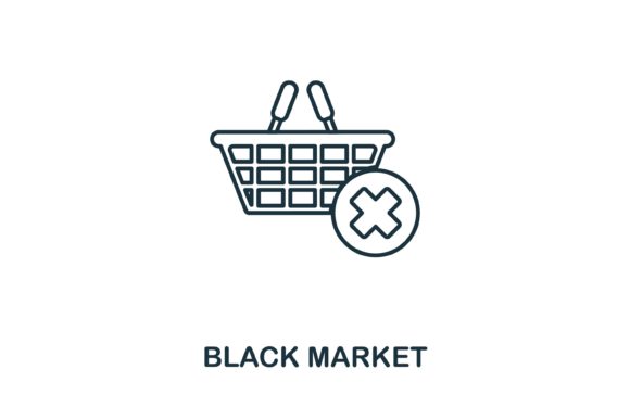 Exploring the Versatility of the Black Market Icon in Modern Design