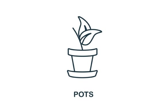Pots Icon: Versatile and Stylish Design Element