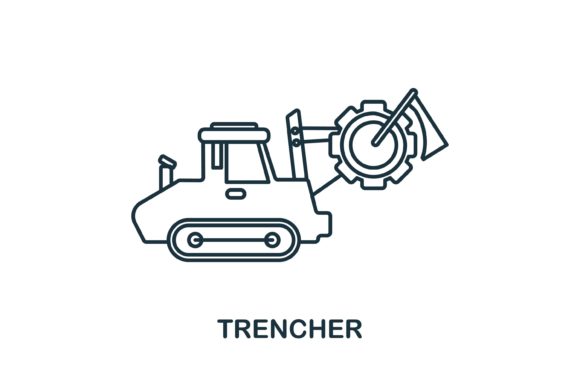 Trencher Icon: A Versatile Tool for Machinery and Design