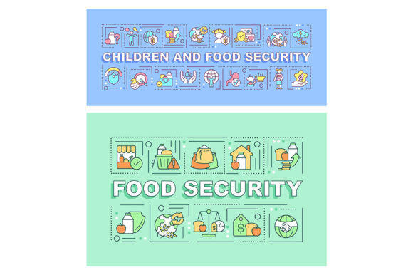Unlocking Creativity with the Food Security Word Concepts Banner Set