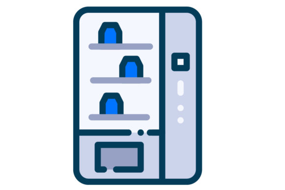 Unlocking Creativity with the Vending Machine Filled Line Icon