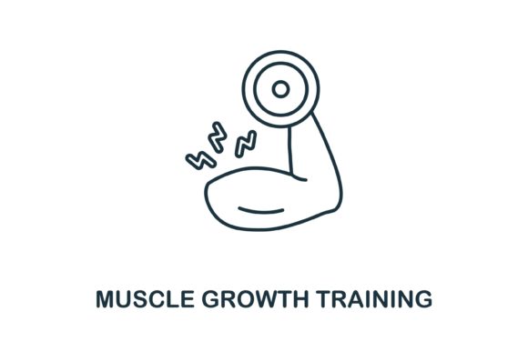 Unlocking Visual Potential: The Muscle Growth Training Icon in Modern Design